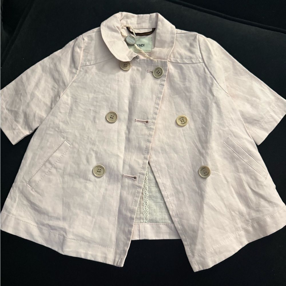 Brand new baby Fendi  Light Pink jacket size 3 months